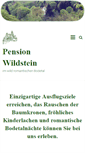 Mobile Screenshot of pension-wildstein.de