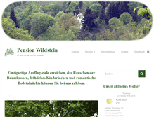 Tablet Screenshot of pension-wildstein.de